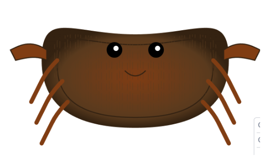 Claudeで描いたリアルな毛蟹